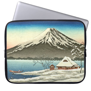 Der Fujisan-Winter 1890 Laptopschutzhülle