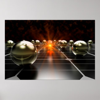 Der Funken eines Ideenposters Poster