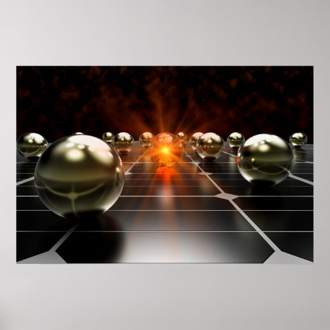 Der Funken eines Ideenposters Poster (Vorne)