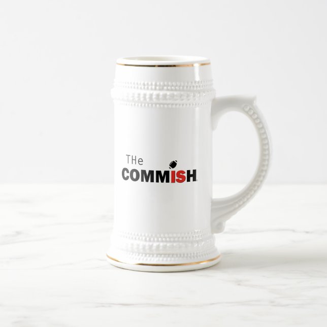Der für Fußball zuständige Kommissar der Kommissio Bierglas (Rechts)