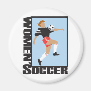 Der Fußball der Frauen Magnet