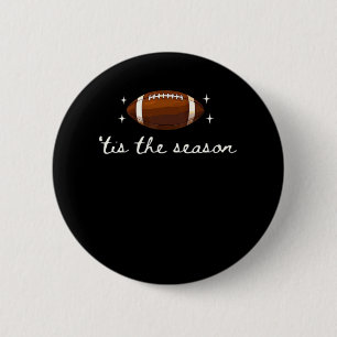 Der Fußball der Saison - Retro Football Game Day Button