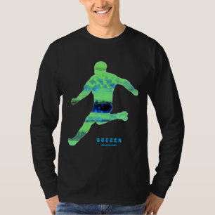 Der Fußball-Spieler-Shirt der Männer T-Shirt
