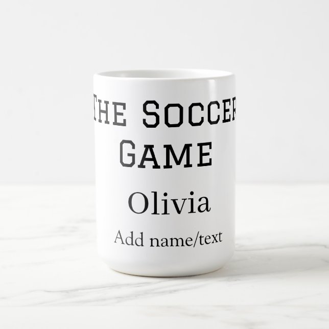 der Fußballname Fifa Weltmeisterschaft Jahr  Kaffeetasse (Mittel)