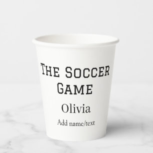 der Fußballname Fifa Weltmeisterschaft Jahr Pappbecher