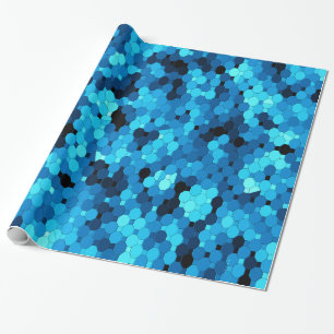 Der Fußboden ist blau... Geschenkpapier