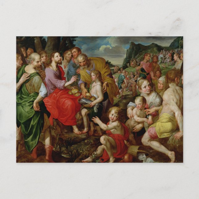 Der Füttre der 500 Postkarte (Vorderseite)