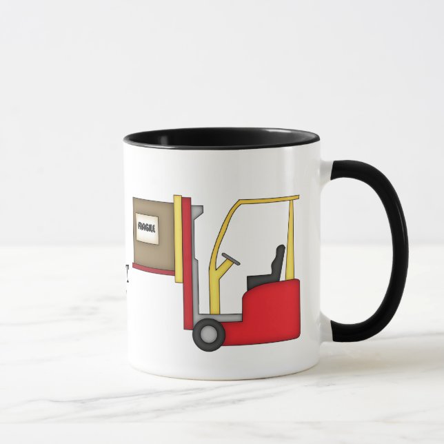 Der Gabelstapler-Fahrerkaffee-Tasse der Welt Tasse (Rechts)