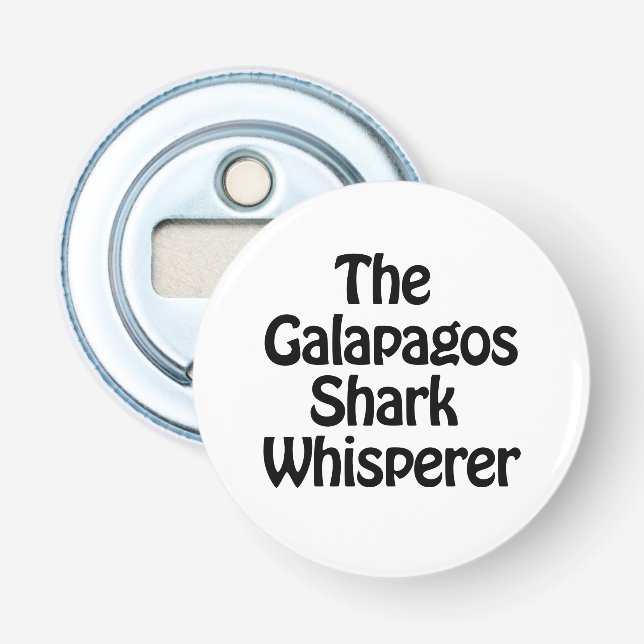 der Galapagos-Hai-Flüsterling Flaschenöffner (Vorderseite)