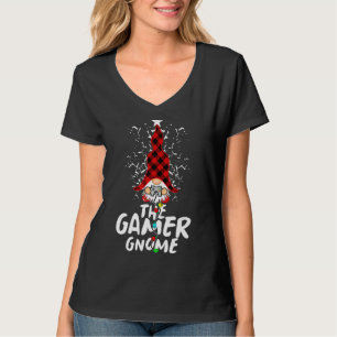 Der Gamer Gnome Buffalo Kariert Matching Family Ch T-Shirt