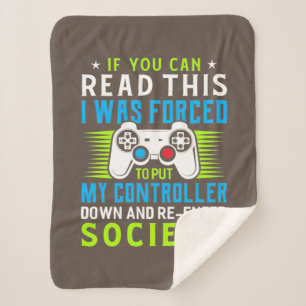 Der Gamer war gezwungen, meinen Controller zu stel Sherpadecke