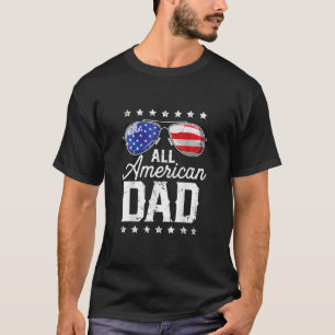Der ganze amerikanische Vater 4th of July Funny Va T-Shirt