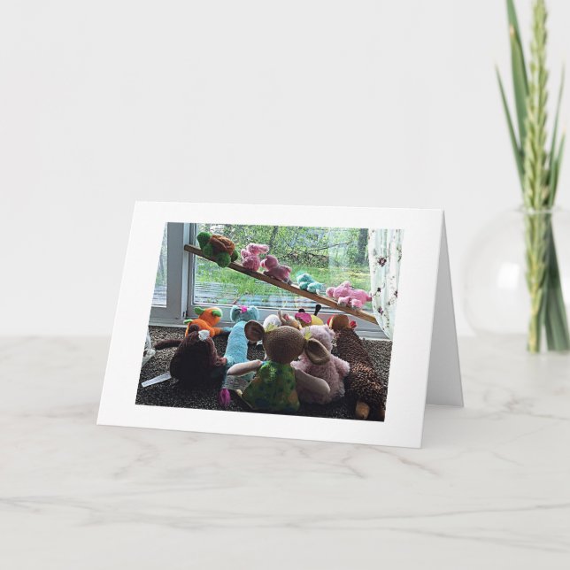 DER GANZE GANG IST SO GLÜCKLICH AUF IHREN *16. GEB KARTE (Vorderseite)