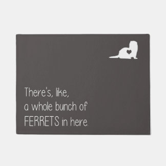 Der ganze Haufen von Ferrets Doormat Fußmatte