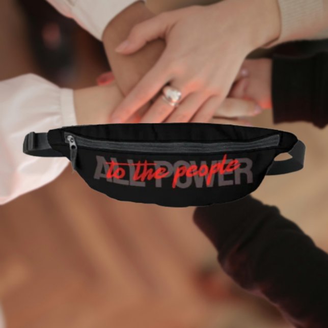 Der ganze Power zum People Fanny Pack - Fett Style Bauchtasche (Von Creator hochgeladen)