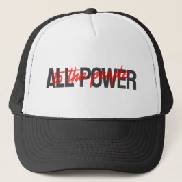 Der ganze Power zum People Trucker Hat - Fett Cap Truckerkappe