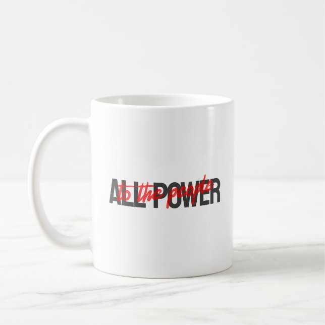 Der ganze Power zur klassischen Tasse des Volkes - (Links)