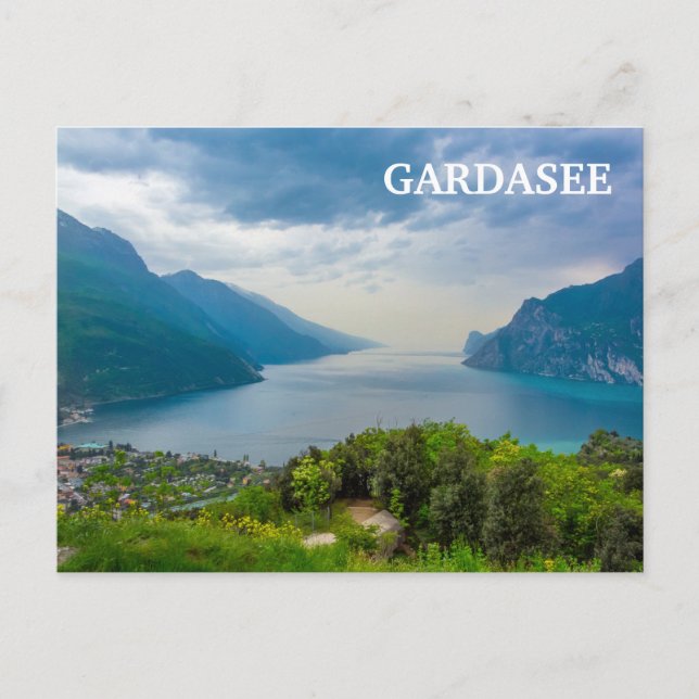 Der Gardasee-Italien Postkarte (Vorderseite)
