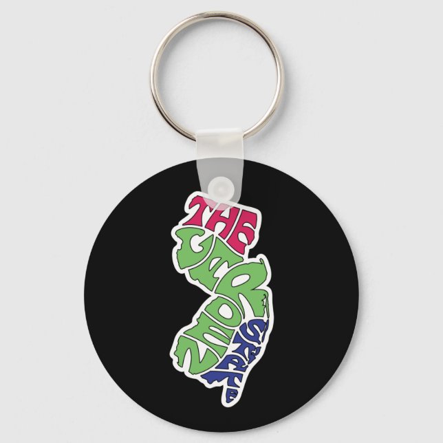 Der Garden-Staat - New Jersey Schlüsselanhänger (Vorderseite)