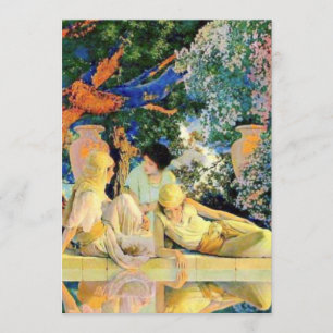 Der Garten Allahs von Maxfield Parrish Einladung