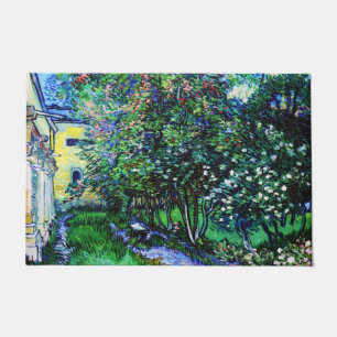 Der Garten am Asyl in Saint-Rémy, Van Gogh Fußmatte