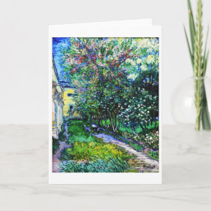 Der Garten am Asyl in Saint-Rémy, Van Gogh Karte