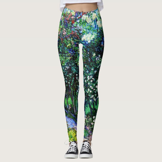 Der Garten am Asyl in Saint-Rémy, Van Gogh Leggings (Vorderseite)