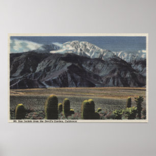 Der Garten-Ansicht des Teufels von Mt. San Jacinto Poster