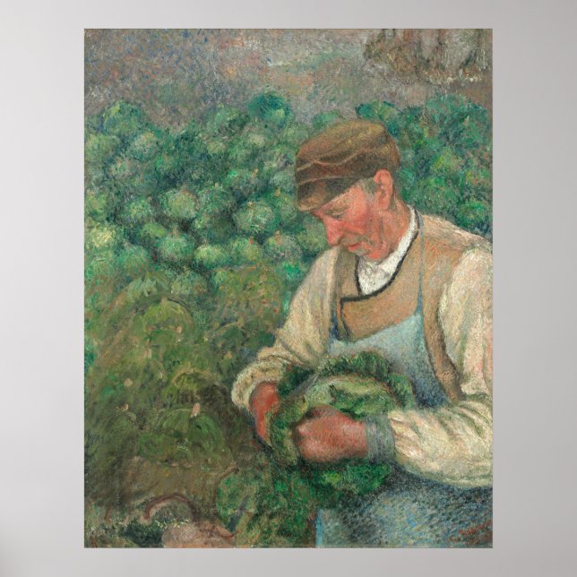 Der Garten - Camille Pissarro Kunst - Kunst, Kultu Poster (Vorne)