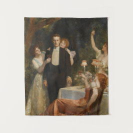 Der Garten der Armida (von John Collier) Wandteppich