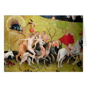 Der Garten der irdischen Freuden: Allegorie von