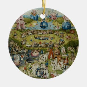 Der Garten der irdischen Freuden Hieronymus Bosch Keramik Ornament