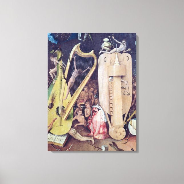 Der Garten der Irdischen Freuden Leinwanddruck (Vorderseite)