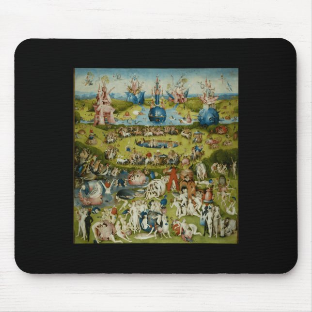 Der Garten der irdischen Freuden von Hieronymus Bo Mousepad (Vorne)