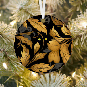 Der Garten der Katze Ornament Aus Metall