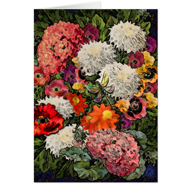 Der Garten der Libelle (Karte) (Vorne)