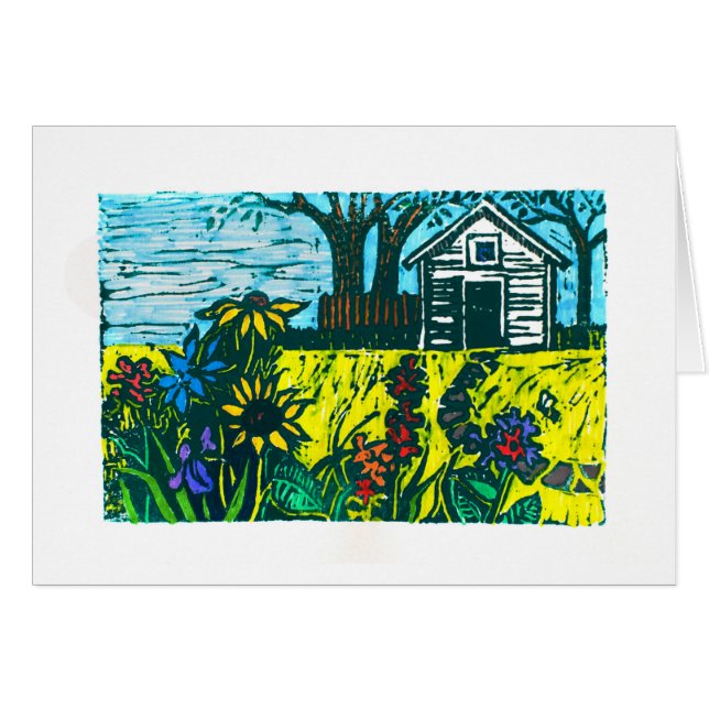 Der Garten der Oma und der Toolshed des Opas (Vorderseite (Horizontal))