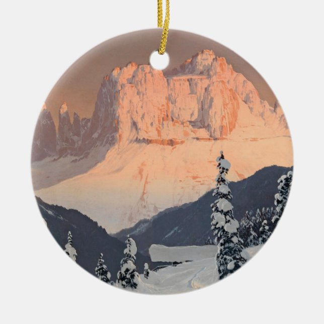 Der Garten der Rose von Saint-Cyprian Keramik Ornament (Vorne)