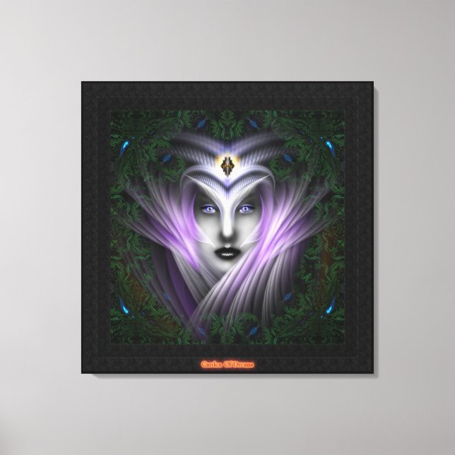 Der Garten der Träume Leinwand drucksvoll (Vorderseite)