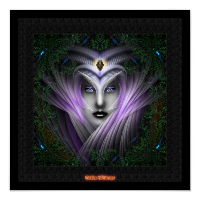 Der Garten der Träume perfekt Poster (Vorderseite)