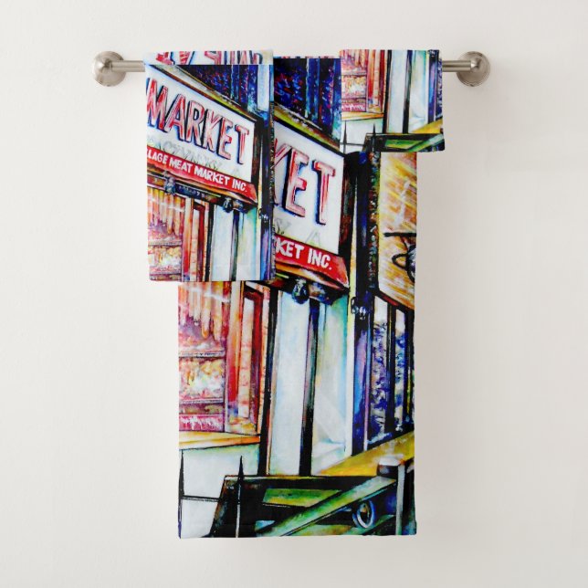 Der Garten der Weisheit im Ostdorf Badhandtuch Set (Insitu)