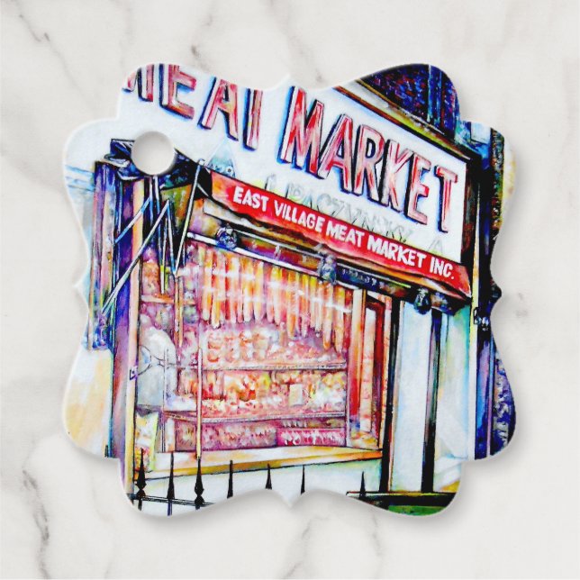 Der Garten der Weisheit im Ostdorf Geschenkanhänger (Vorderseite)