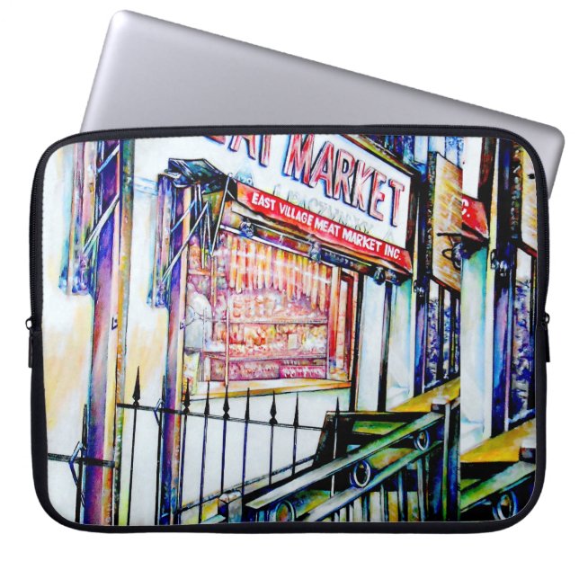 Der Garten der Weisheit im Ostdorf Laptopschutzhülle (Vorderseite)