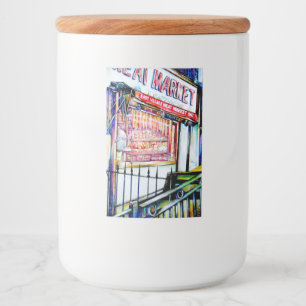 Der Garten der Weisheit im Ostdorf Lebensmitteletikett