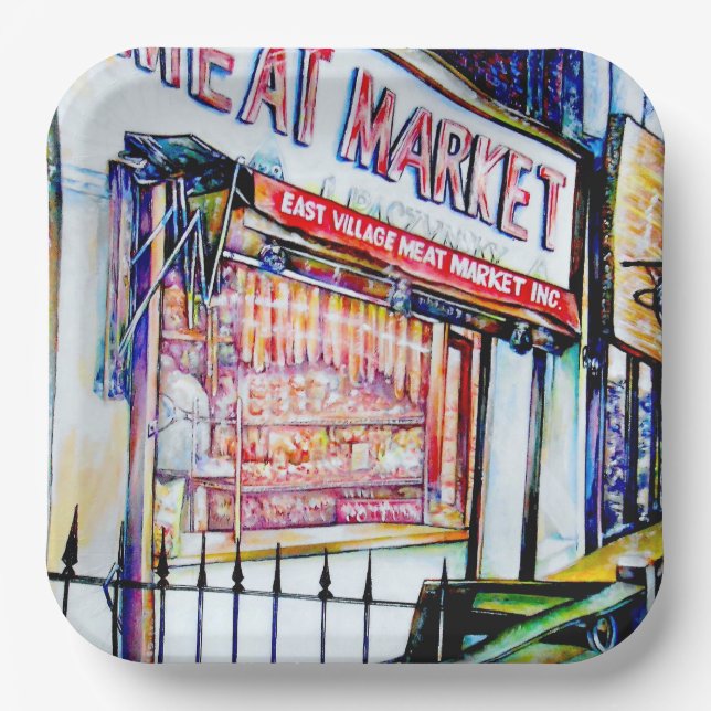 Der Garten der Weisheit im Ostdorf Pappteller (Vorderseite)