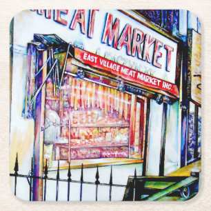 Der Garten der Weisheit im Ostdorf Rechteckiger Pappuntersetzer