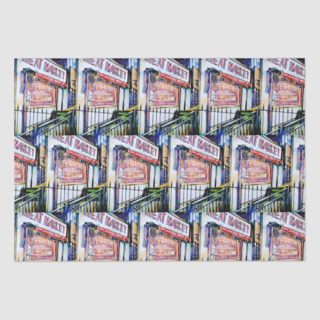 Der Garten der Weisheit im Ostdorf Seidenpapier (Vorderseite)