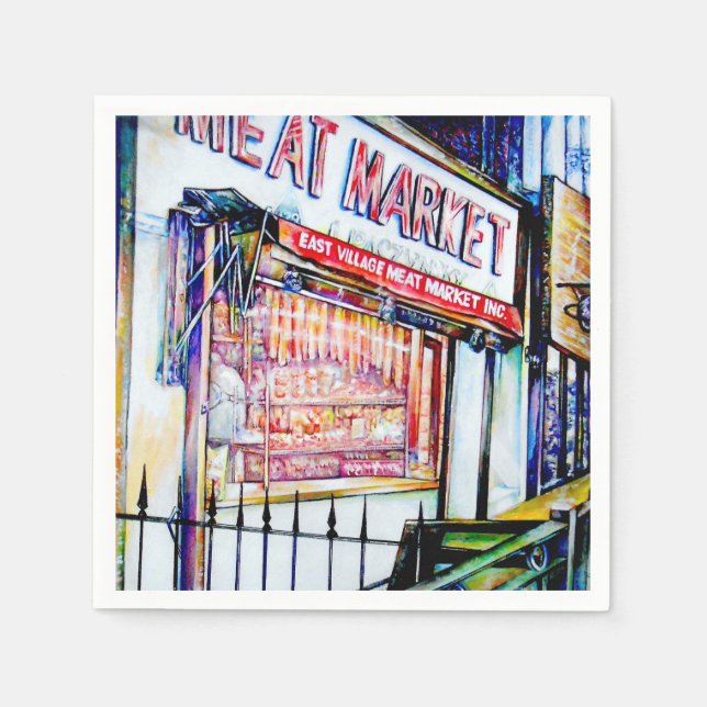 Der Garten der Weisheit im Ostdorf Serviette (Vorderseite)