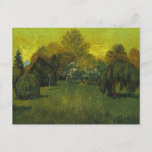 Der Garten des Dichters Van Gogh Postkarte