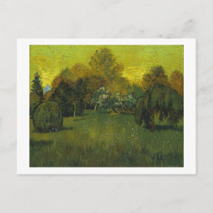 Der Garten des Dichters Van Gogh Postkarte